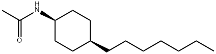 N-ACETYL-4-N-HEPTYLCYCLOHEXYLAMINE Struktur