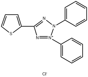 2,3-DIPHENYL-5-(2-THIENYL)TETRAZOLIUM CHLORIDE Struktur