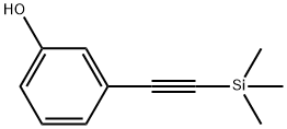 3-(2-(triMethylsilyl)ethynyl)phenol Struktur