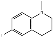 Quinoline, 6-fluoro-1,2,3,4-tetrahydro-1-methyl- (9CI) Struktur