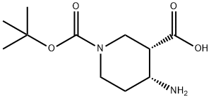 4-AMINO-PIPERIDINE-1,3-DICARBOXYLIC ACID 1-TERT-BUTYL ESTER Struktur