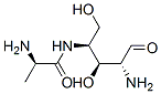 (R)-2-amino-4-[(2-aminopropionyl)amino]-2,4-dideoxy-L-arabinose Struktur