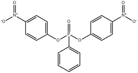 Phenylphosphonic acid bis(p-nitrophenyl) ester Struktur