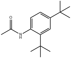 N-[2,4-Bis(1,1-dimethylethyl)phenyl]acetamide Struktur