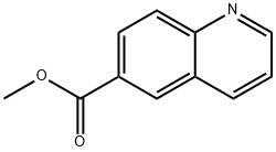 METHYL QUINOLINE-6-CARBOXYLATE Structure