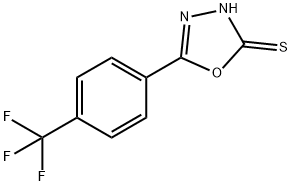 5-[4-(TRIFLUOROMETHYL)PHENYL]-1,3,4-OXADIAZOLE-2-THIOL Struktur