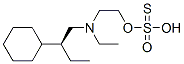 Thiosulfuric acid hydrogen S-[2-[(2-cyclohexylbutyl)ethylamino]ethyl] ester Struktur