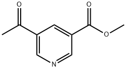 5-Acetylnicotinic acid methyl ester Struktur