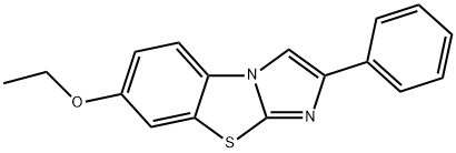 7-ETHOXY-2-PHENYLIMIDAZO[2,1-B]BENZOTHIAZOLE Struktur