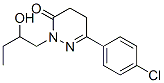 6-(4-CHLOROPHENYL)-4,5-DIHYDRO-2-(2-HYDROXYBUTYL)-3(2H)- PYRIDAZINONE) Struktur