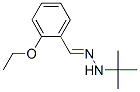 Benzaldehyde, 2-ethoxy-, (1,1-dimethylethyl)hydrazone (9CI) Struktur