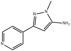 2-Methyl-5-pyridin-4-yl-2H-pyrazol-3-ylamine Struktur