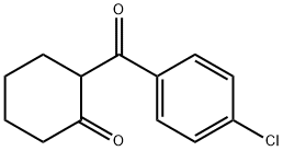 2-(4-CHLOROBENZOYL)CYCLOHEXANONE Struktur