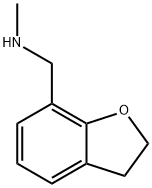 N-METHYL-[(2,3-DIHYDROBENZO[B]FURAN-7-YL)METHYL]AMINE Struktur