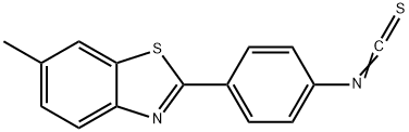 2-(4-ISOTHIOCYANATO-PHENYL)-6-METHYL-BENZOTHIAZOLE Struktur