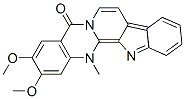 2,3-Dimethoxy-14-methylindolo[2',3':3,4]pyrido[2,1-b]quinazolin-5(14H)-one Struktur