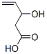 3-hydroxy-4-pentenoic acid Struktur