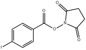 N-succinimidyl 4-iodobenzoate Struktur