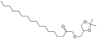 1-[(2,2-Dimethyl-1,3-dioxolan-4-yl)methoxy]-2-heptadecanone Struktur