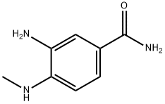 3-Amino-4-(methylamino)benzamide Struktur