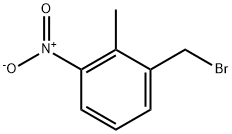 3-NITRO-2-METHYL-BENZYLBROMIDE Struktur