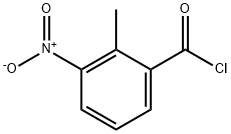 2-METHYL-3-NITROBENZOYL CHLORIDE Struktur