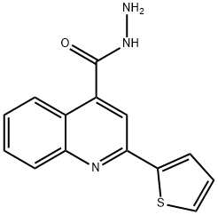 2-THIOPHEN-2-YL-QUINOLINE-4-CARBOXYLIC ACID HYDRAZIDE Struktur