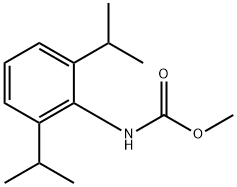 2,6-Diisopropylphenylcarbamic acid methyl ester Struktur