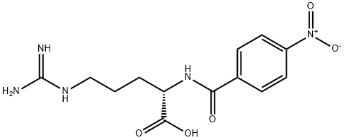 (S)-5-GUANIDINO-2-(4-NITROBENZAMIDO)PENTANOIC ACID Struktur