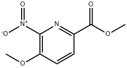 5-メトキシ-6-ニトロピコリン酸メチル 化學(xué)構(gòu)造式