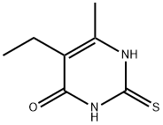 5-Ethyl-2-mercapto-6-methylpyrimidin-4(3H)-one Struktur