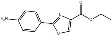 ETHYL 2-(4'-AMINOPHENYL)-1,3-OXAZOLE-4-CARBOXYLATE Struktur