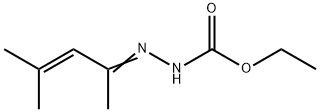 Hydrazinecarboxylic  acid,  (1,3-dimethyl-2-butenylidene)-,  ethyl  ester  (9CI) Struktur