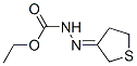 Hydrazinecarboxylic  acid,  (dihydro-3(2H)-thienylidene)-,  ethyl  ester  (9CI) Struktur