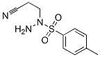 3-[1-(p-Tolylsulfonyl)hydrazino]propionitrile Struktur