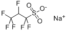 SODIUM 1,1,2,3,3,3-HEXAFLUORO-PROPANE-1-SULFONATE Struktur