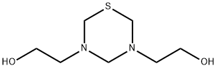 1,3,5-Thiadiazine-3,5-diethanol Struktur