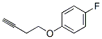 Benzene, 1-(3-butynyloxy)-4-fluoro- (9CI) Struktur