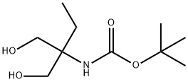 Carbamic acid, [1,1-bis(hydroxymethyl)propyl]-, 1,1-dimethylethyl ester (9CI) Struktur