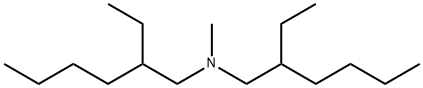 2-Ethyl-N-(2-ethylhexyl)-N-methyl-1-hexanamine Struktur