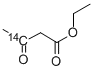 ACETOACETIC ACID-3-14C ETHYL ESTER Struktur