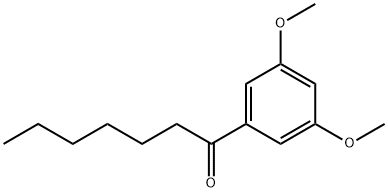 1-(3 5-DIMETHOXYPHENYL)HEPTAN-1-ONE  96 Struktur