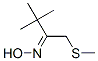 3,3-dimethyl-1-(methylthio)butan-2-one oxime Struktur