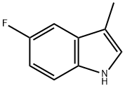 5-Fluoro-3-methylindole Struktur