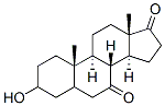 3-hydroxyandrostane-7,17-dione Struktur