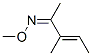 3-Methyl-3-penten-2-one O-methyl oxime Struktur