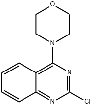 2-CHLORO-4-(4-MORPHOLINYL)QUINAZOLINE Struktur