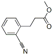 methyl 3-(2-cyanophenyl)propanoate Struktur