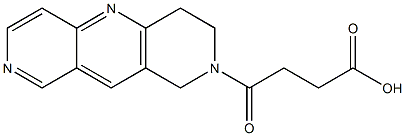 4-(3,4-DIHYDROPYRIDO[4,3-B]-1,6-NAPHTHYRIDIN-2(1H)-YL)-4-OXOBUTANOICACID
 Struktur