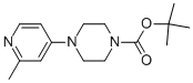 1-BOC-4-(2-METHYL-4-PYRIDYL)-PIPERAZINE Struktur